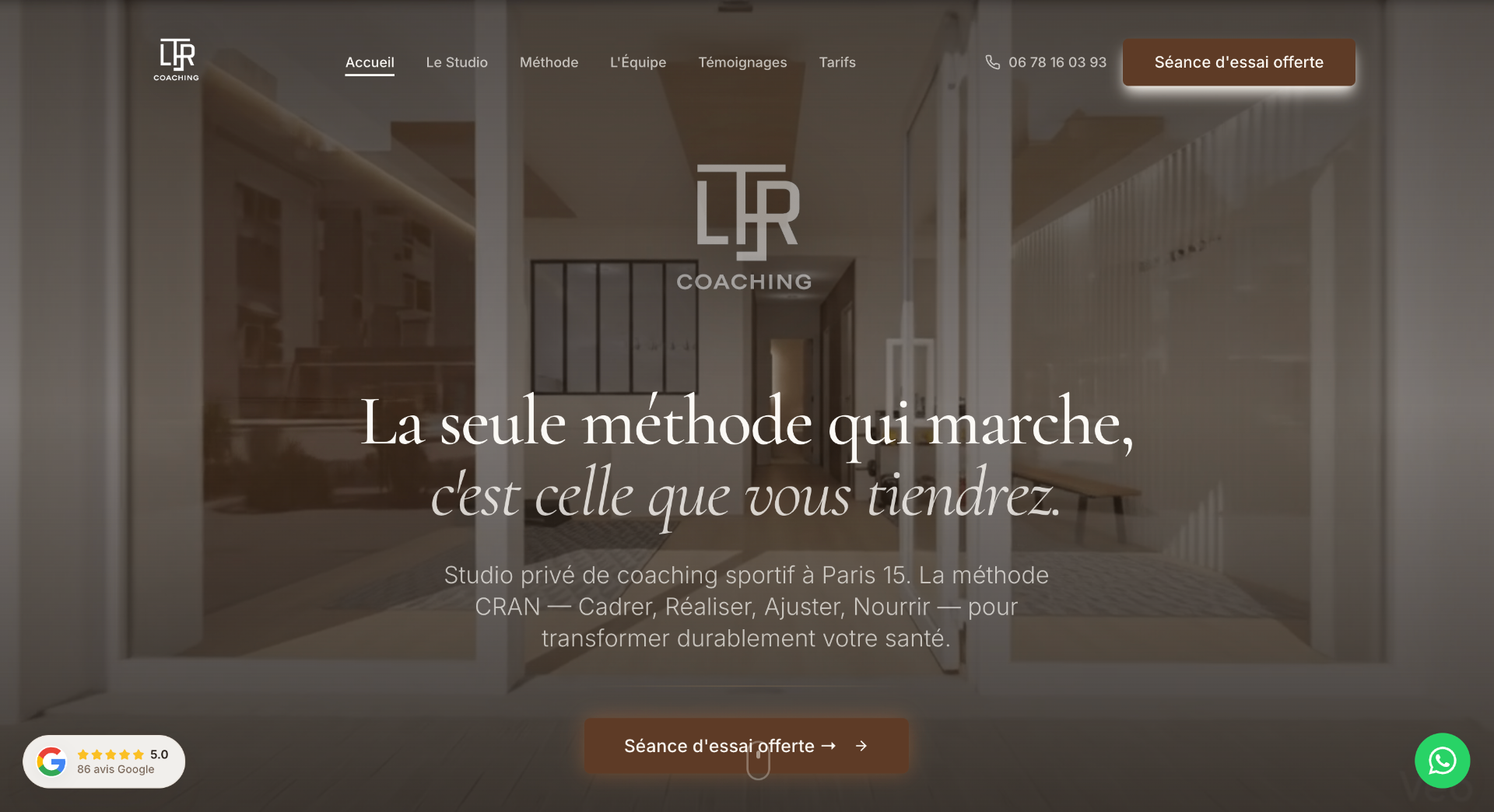 Performance Coaching — Coach sportif — Paris